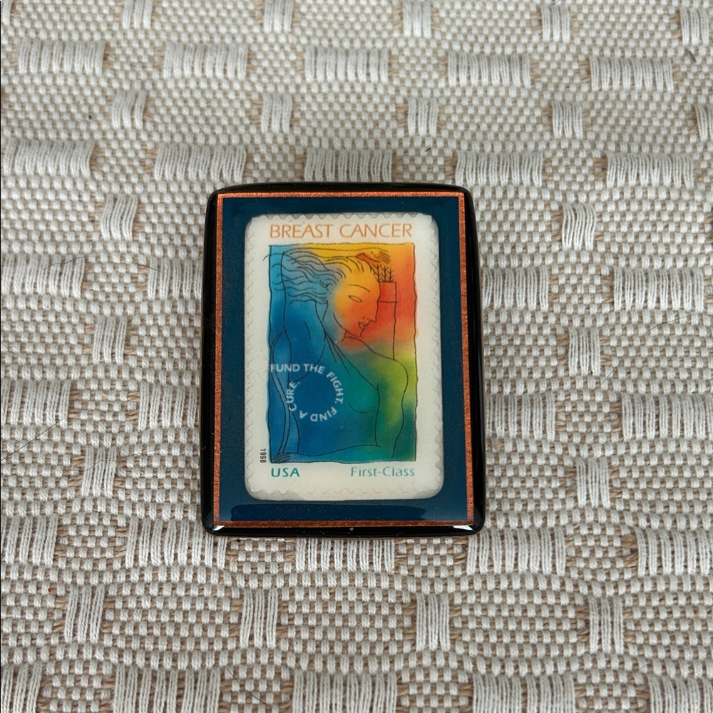 Breast Cancer Awareness Stamp Pin